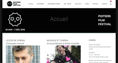 Desktop Screenshot of poitiersfilmfestival.com